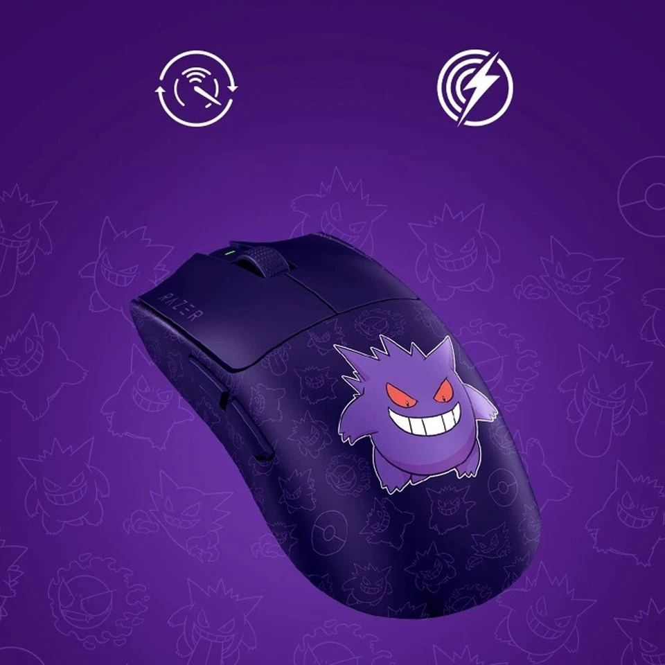 Razer x Pokémon Gengar Viper V3 Pro Ultra-lightweight 56g Wireless Gaming Mouse - Image 3 of 4