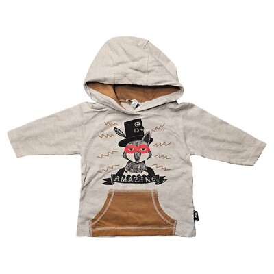 Little Marc Jacob Baby Designer Pullover Hoodie Größe 3M 56 62