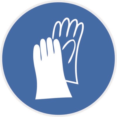 Gebotsschild Aus Folie - Handlauf Benutzen - 10 Cm