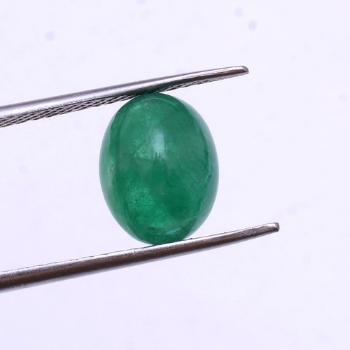 2.90 Cts Natural Zambian Emerald Top Quality Untreated Certified Loose Gemstone - Picture 4 of 8