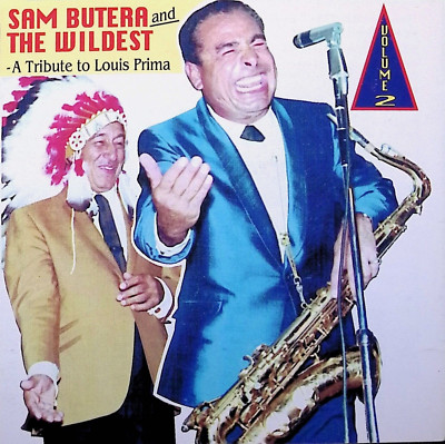 SAM BUTERA  A tribute to Louis Prima   cd insert (no cd)  AUTOGRAPHED
