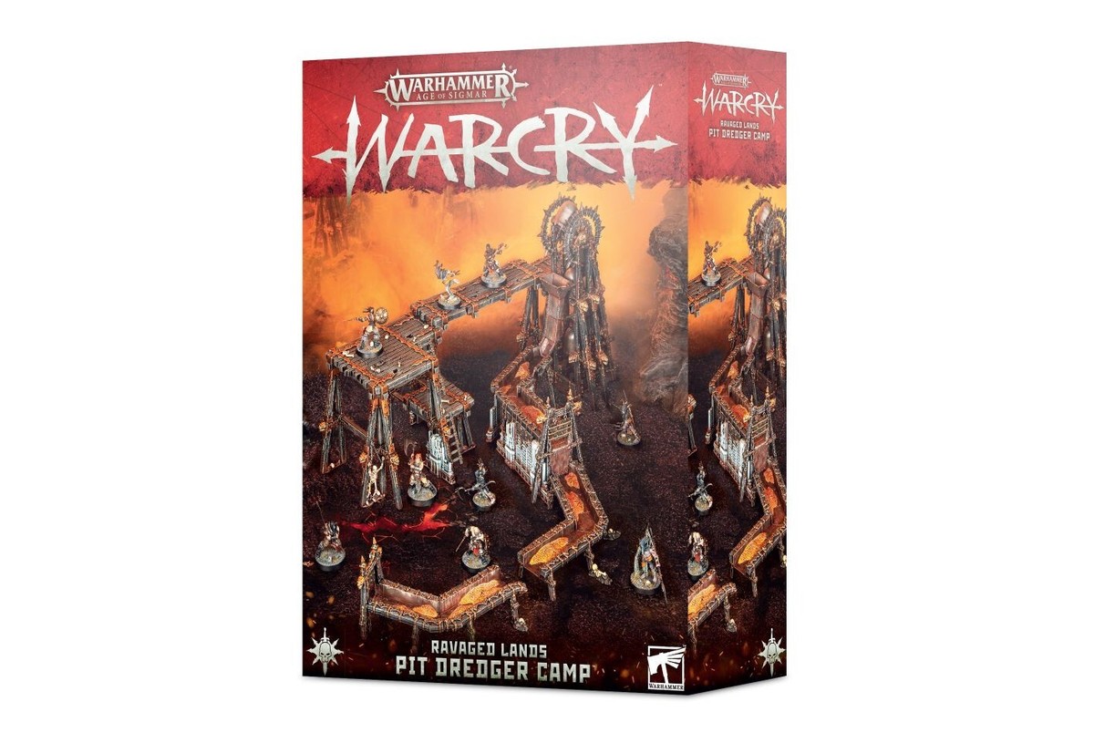 WARHAMMER AGE OF SIGMAR WARCRY RAVAGED LANDS PIT DREDGER CAMP NEW