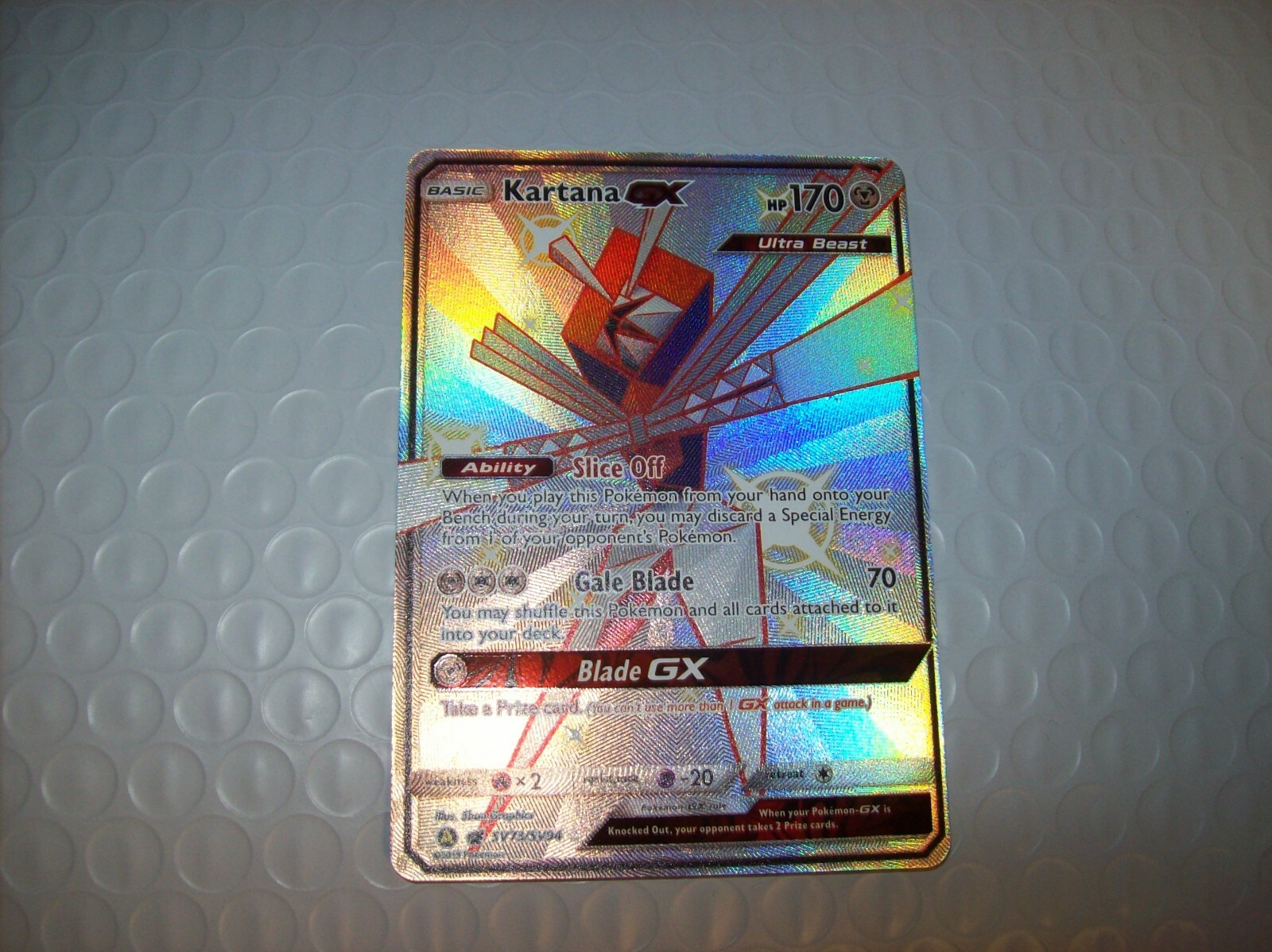 Kartana GX SV73/SV94 Shiny Holo Ultra Rare Full Art Pokemon NM Free Shipping