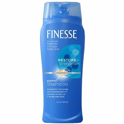 Finesse Normal Shampoo Restore + Strengthen with Active Proteins 13 Oz Pack of 3