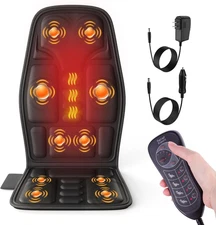 Sotion Seat Massager, Vibrating Back Massager for Chair Massage Cushion, 10 Vibr