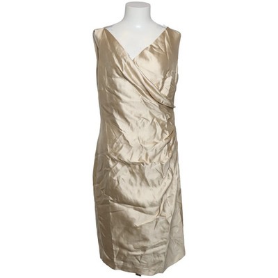 MaxMara, Kleid, Größe: L, Beige, Acetat/Baumwolle/Polyamid/Seide, Einfarbig #XR3