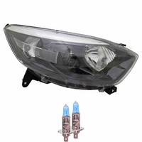 Scheinwerfer Links Schwarz H1/H1 FüR Renault Captur J5_ Inkl. Osram Lampen
