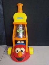 Vintage 2005 Sesame Street Elmo Cookie Monster Talking Hoover Fisher Price