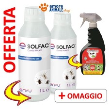 ENVU SOLFAC COMBI MAXX → 1 Litro + OMAGGIO Bayer - Insetticida Mosche e Insetti