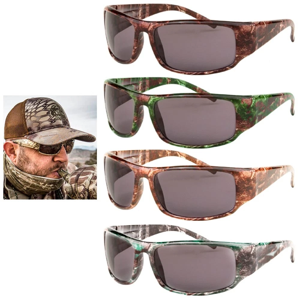 1 Pair Safety Camouflage Sunglasses Sport Fishing Cycling Glasses Eyewear