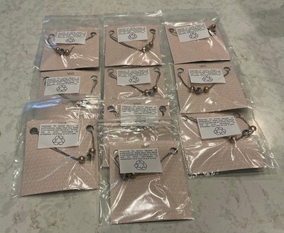 10 VIVI SILVERTONE/GOLDTONE GENUINE CRYSTAL NECKLACES MRP $39 EACH #16503