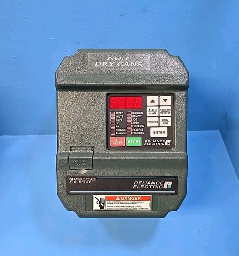 RELIANCE ELECTRIC GV3000/SE 5V4160 5HP 460V 3Ph AC DRIVE Image 1 of 2
