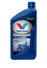 Valvoline 4-Stroke ATV/UTV SAE 10W-40 Motor Oil 1 QT, Case of 6 44.60 per gallon