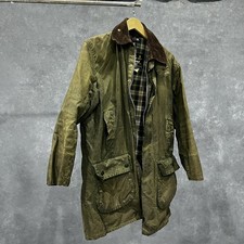 BARBOUR - 1986 BORDER WAX COTTON JACKET - SAG...