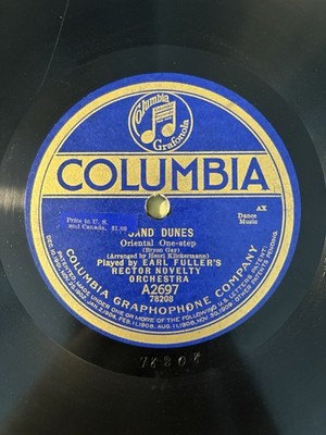 Columbia A2697 - 78rpm Record - Earl Fuller (Spaniola / Sand Dunes)
