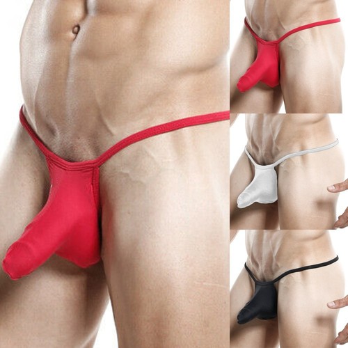 Herren Sexy, Low-Rise Atmungsaktiv Slip Tanga G-String T-Back Etui JJ Unterhose - Bild 1 von 15