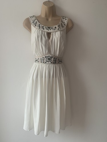 BODEN size 10 Beautiful Bead Embellished Boho Style Dress