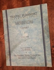 San Antonio, Texas Traffic Planning Street Report 1943 Survey WW2 Maps Vintage 