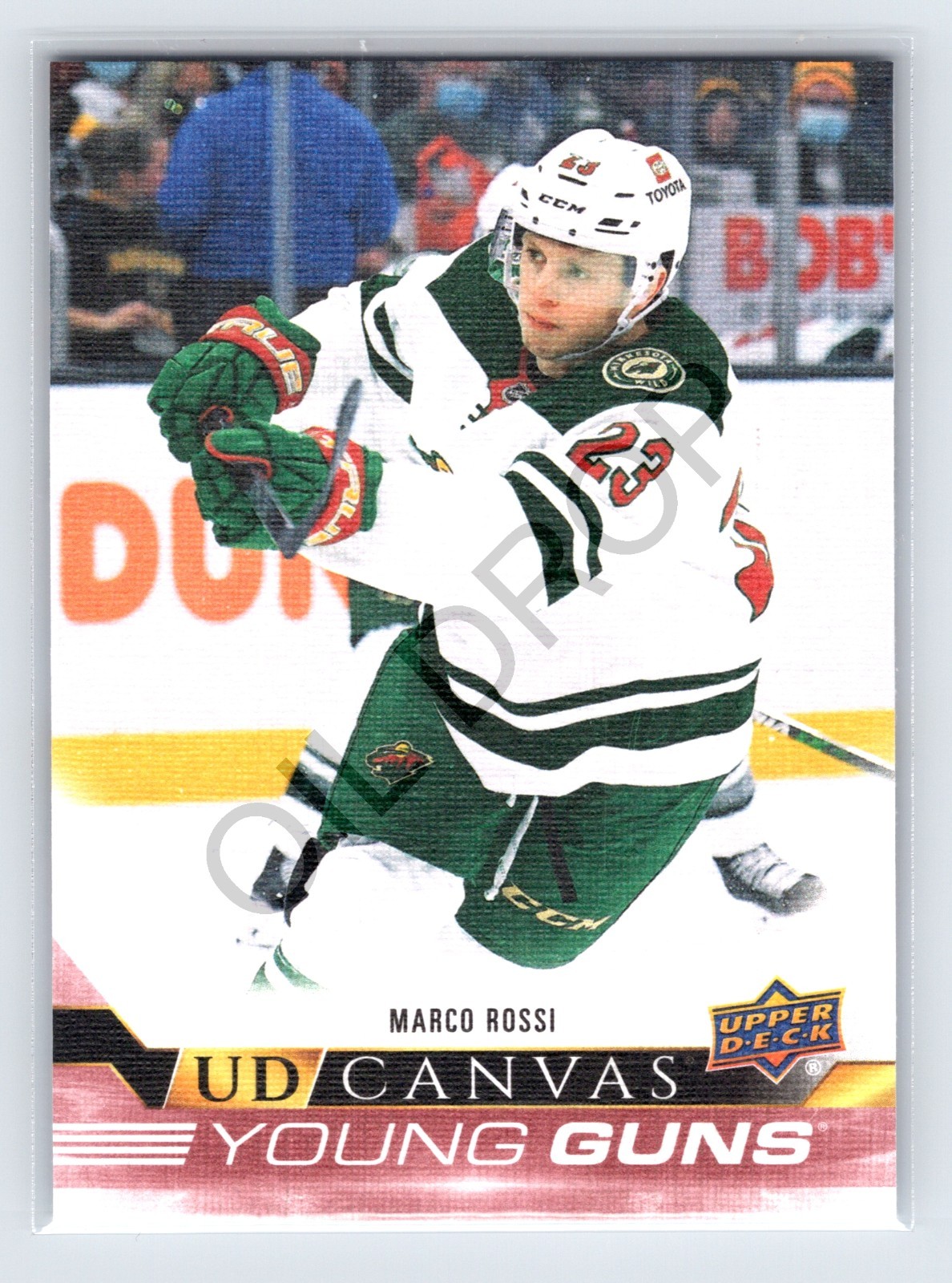 2022-23 UD Series 1 UD Canvas Young Guns #C114 Marco Rossi