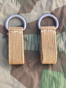German WW2 Tropical D Ring Belt Loops Repro