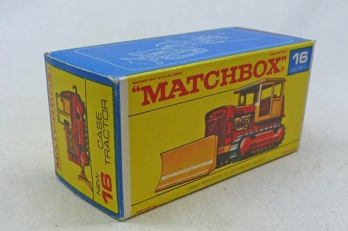 Lesney Matchbox Toys MB16 Case Tractor ORIGINAL RARE Empty F2 Type Box