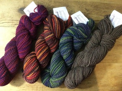 Brown Sheep Lana Boucle Yarn 97%wool 3%Nylon Worsted hank each **FREE SHIPPING**