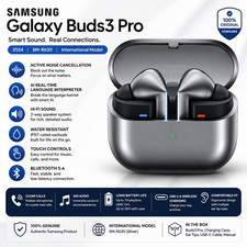 Samsung Galaxy Buds3 Pro Silver ANC Noise Can...