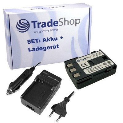 AKKU + LADEGERÄT CANON MVX30i MVX35i MVX40 MVX45i NB-2LH NB-2L BP-2L5 BP-2L12