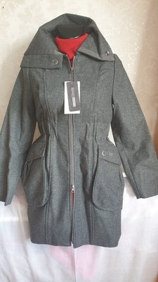Neu Et. ''Flash Lights'' Damen Kurz-Mantel. Jacke Gr.34 Polyester-70% Wolle-30%
