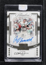 2022 Panini Flawless Champions Signatures Platinum 1/1 Joe Namath Auto HOF 1fl4