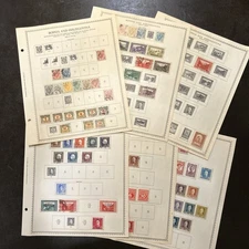 Bosnia & Herzegovina Collection 1899-1918 of Lots Of Stamps on Old Minkus Pages