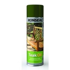 Ronseal Teak Oil Aerosol 500ml 25.98 per litre