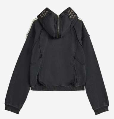 Adidas x Thug Club Teamgeist Sweat Hooded Zip Up Black Asian