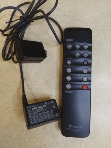 Fujix-8 Video Camera Recorder F60wide Power Source Battery Cords Remote image 5