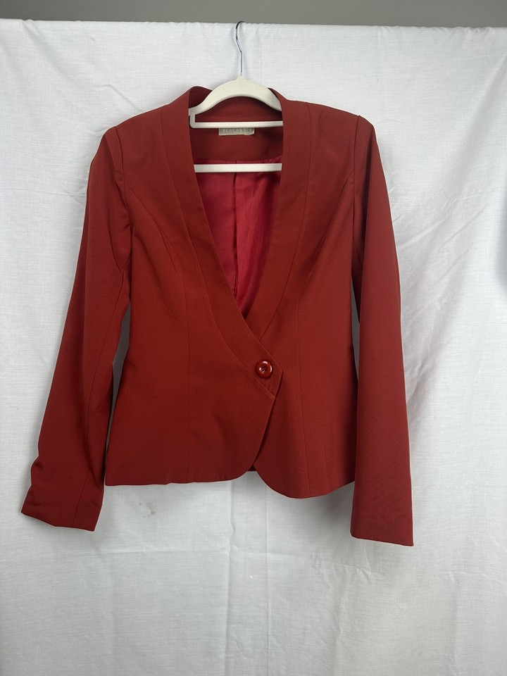 Forcast Red Blazer Size 6