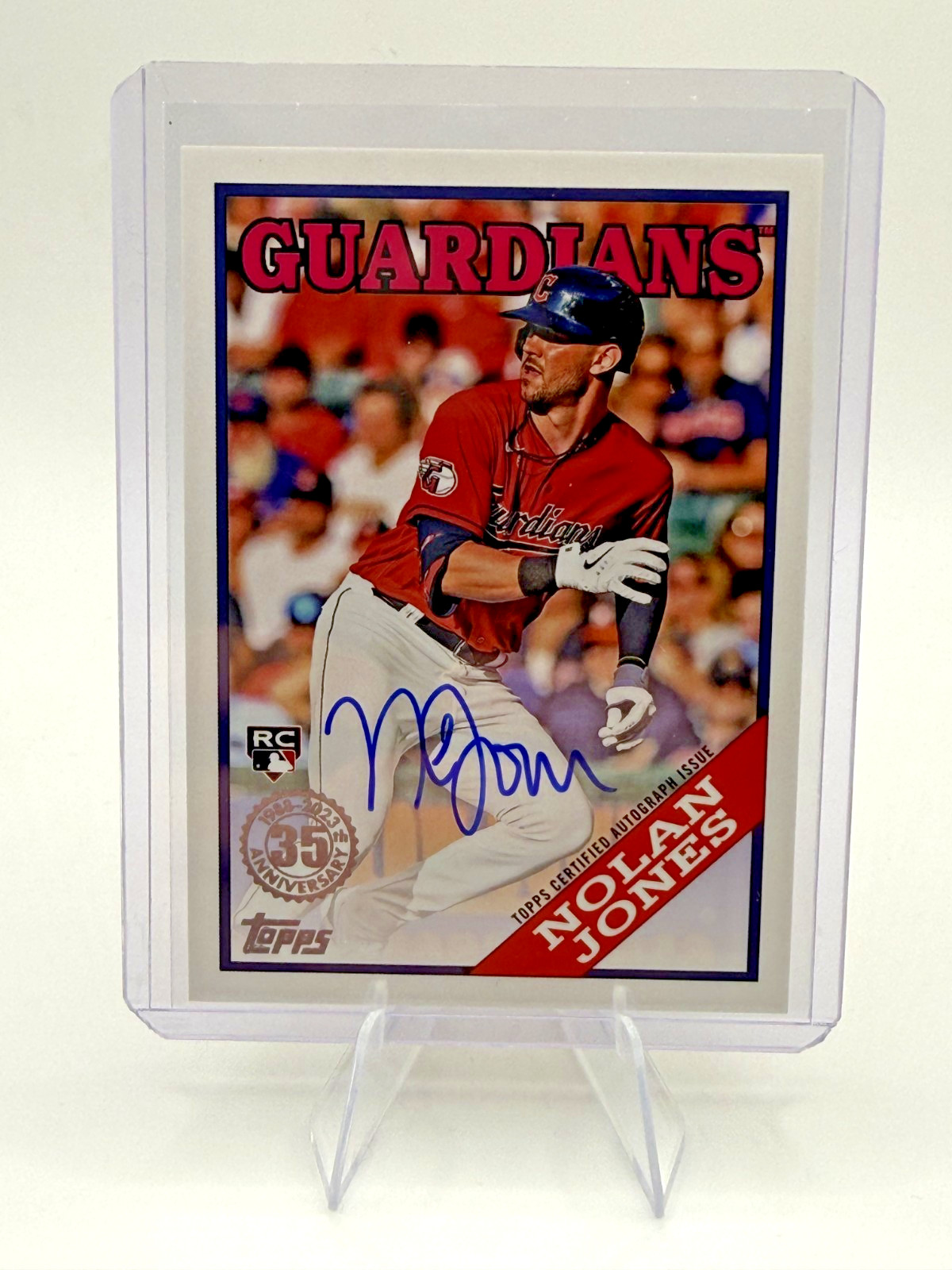 2023 Topps Update - 1988 Topps Baseball Autographs Nolan Jones #88BA-NJ (AU, RC)