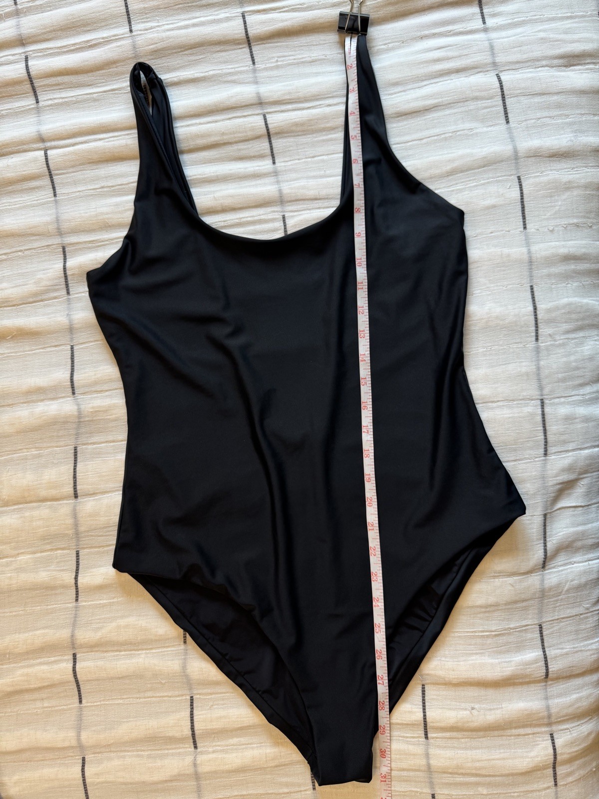 Onia Black Solid Square Neck One-Piece Swimsuit W… - image 13