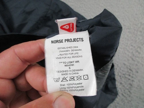 Norse Projects Jacket Mens Small Otto Light Midlayer Primaloft Cardigan image 4