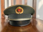 Obsolete Used China Armed Police (Paramilitary) Soldier Hat Size 56 — photo 1