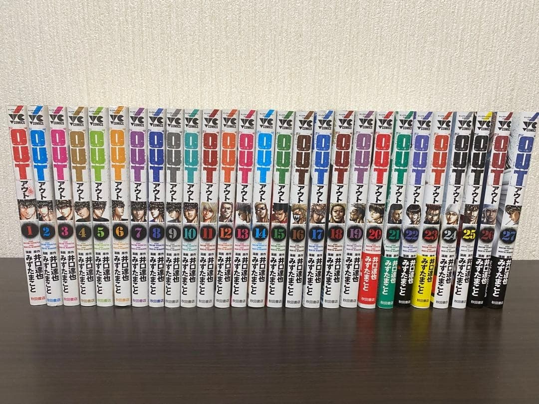 OUT Vol.1-28 Set Manga Japanese Comics Tatsuya Iguchi Makoto