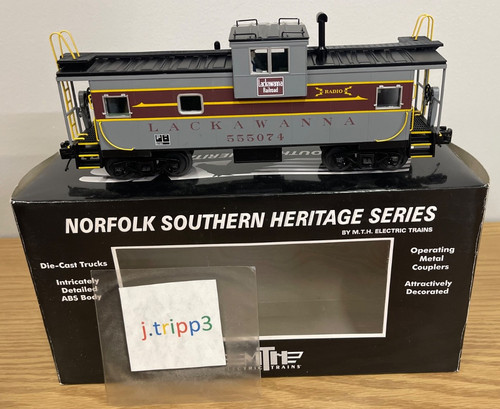 Tren MTH 20-91395 Lackawanna NS Heritage Extended Vision Caboose 555074 escala O | Condition: Used