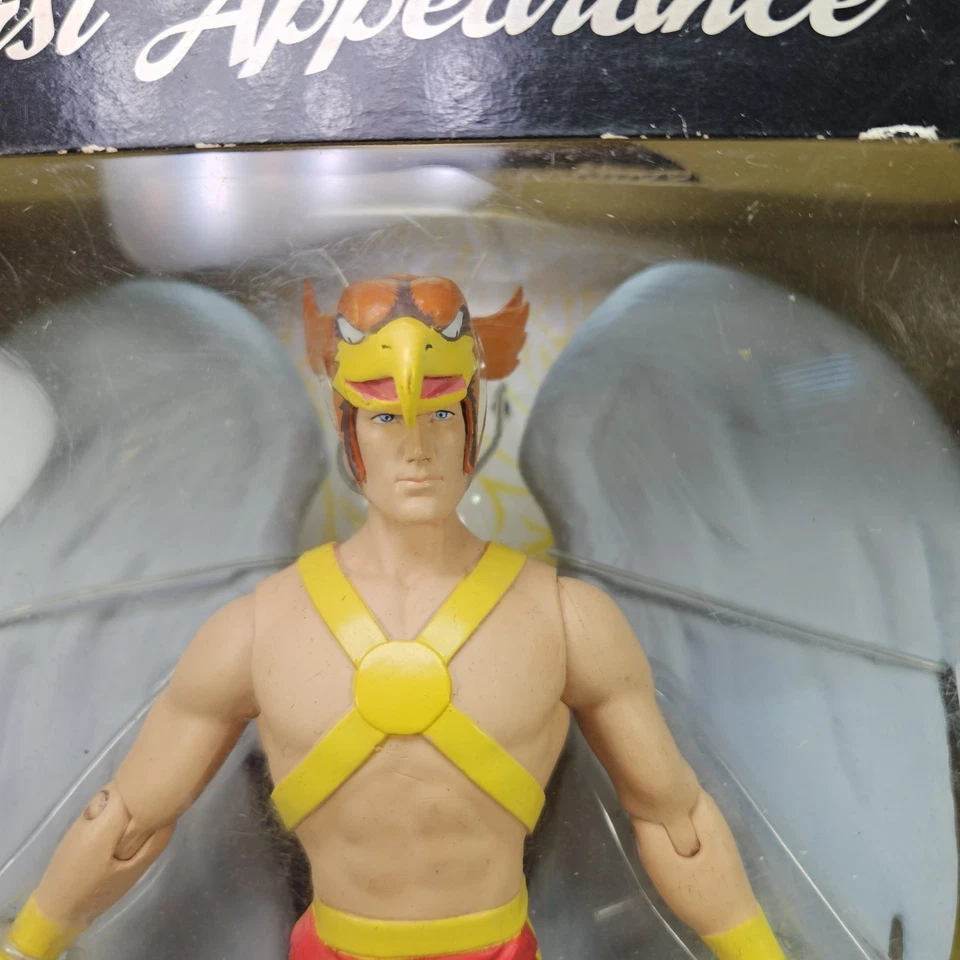 Figura de acción DC Direct Primera aparición Hawkman 2004 6,5" nueva caja dañada Foto 3 de 4