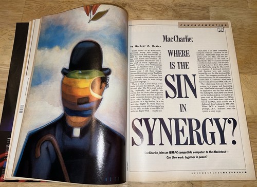 December 1985 Apple MacUser Magazine Mac Gets Down to Business 128K 512K RARE! - Afbeelding 10 van 13