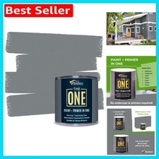 Durable Grey Gloss Chalk Paint & Primer - 250ml for Effortless Home Decorating