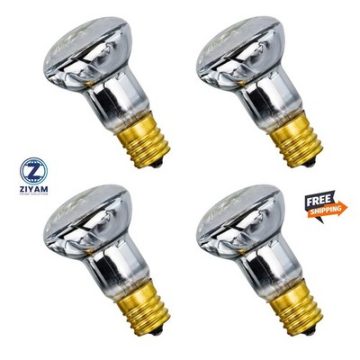 4 Pack Lava Lamp Bulb 120V R39 E17 30W Reflector Type Bulb,Glitter Lamps Bedroom