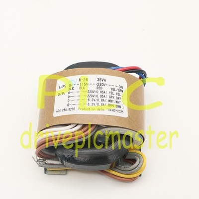1Pc 115V/230V 30W Audio R-Core Transformer 15V+15V 9V+9V / 15V*2 9V*2 For Preamp