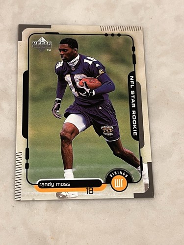 Randy Moss 1998 Upper Deck Rookie Card RC #17 Minnesota Vikings HOF MINT