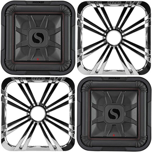 Kicker (2) 46L7T124 L7T L7-Thin 12-Inch (30cm) Subwoofer, Dual Voice Coil, 4-...