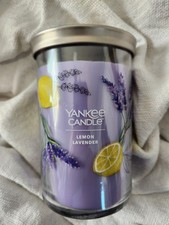 Yankee Candle 22 oz Lemon Lavender Scented Candle New