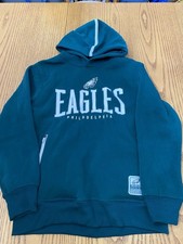 NFL TEAM APPAREL YOUTH PHILADELPHIA EAGLES HOODIE SWEATSHIRT SIZE 10-12 NWT 80